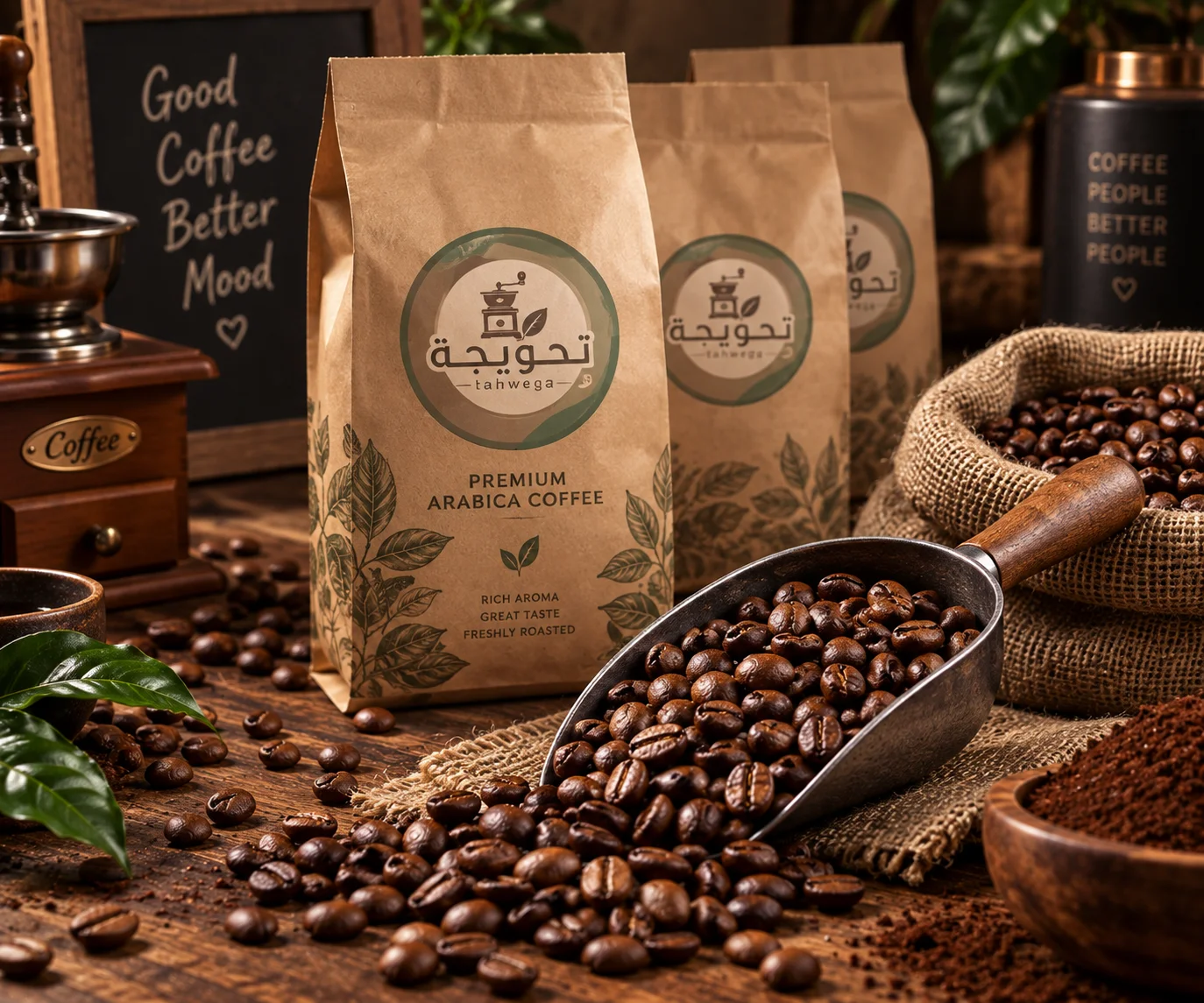 Artisanal Tahwega Coffee Beans Pack